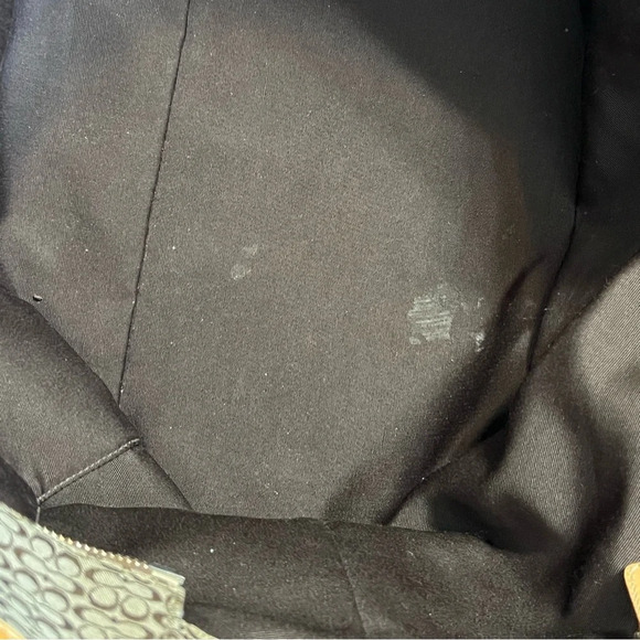 Coach F77012 Vintage XL Signature C Canvas w/Vachetta Leather Trim Tote … - Picture 12 of 12